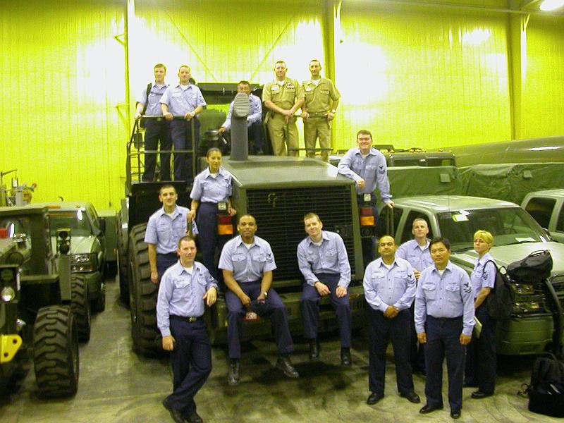 DSCN7812.jpg - The group in a fleet hospital warehouse at Camp Walker